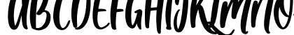 White Love Regular Uppercase Preview