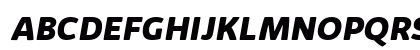 Kabrio Alternate ExtraBold Italic Uppercase Preview