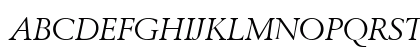 Berling T Italic Uppercase Preview