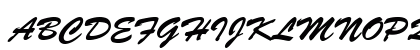 Brush Script Std Regular Uppercase Preview