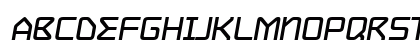 Hydrogen Bold Italic Uppercase Preview