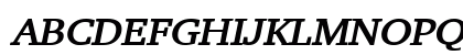 ChallengeWide BoldItalic Uppercase Preview