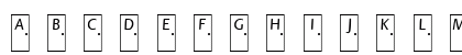 101! I Choose Door Number... Regular Uppercase Preview