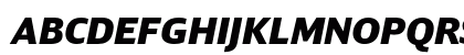 DB Head Black Italic Uppercase Preview