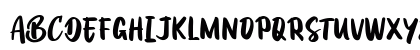Woodlandia Regular Uppercase Preview