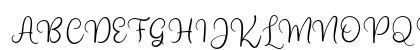 Bright Star Dafont Regular Uppercase Preview
