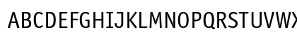 OfficinaSansBookC Regular Uppercase Preview