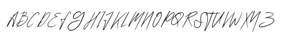 Hollywise Regular Uppercase Preview