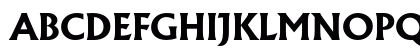 Albertus Nova Black Regular Uppercase Preview