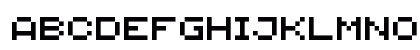 Minecraft Five v2 Regular Uppercase Preview