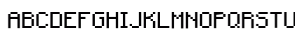Minecraft Seven Regular Uppercase Preview