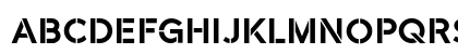 Akwa Stencil Demo Bold Uppercase Preview