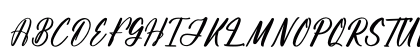 Albathros Yashline DEMO VERSION Regular Uppercase Preview