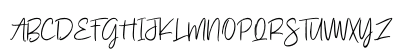 Amallinda Script Regular Uppercase Preview
