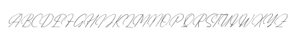 Amfenthari DEMO VERSION Italic Uppercase Preview
