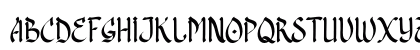 Arabico Personal Use Regular Uppercase Preview