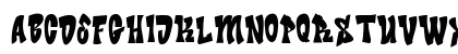 Bade Hoper Regular Uppercase Preview