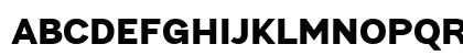 Aikabon ExtBd Regular Uppercase Preview