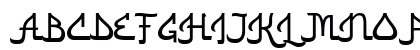Alibon Regular Uppercase Preview