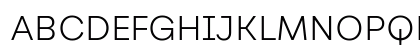 Alphazet Light Regular Uppercase Preview