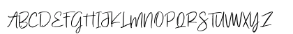 Amallinda Script Regular Uppercase Preview