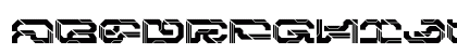 Autocron Regular Uppercase Preview