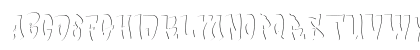 Bade Hoper inner Regular Uppercase Preview