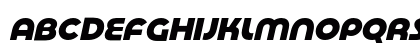 Basenji SemBd Italic Uppercase Preview