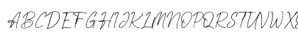 Bateran Regular Uppercase Preview