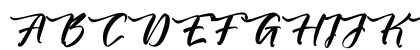 Battrich Delighta DEMO VERSION Regular Uppercase Preview