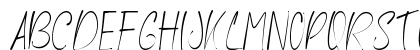 Ballpoint Letter Regular Uppercase Preview