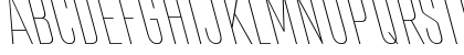 Bilgen Demo Thin Regular Uppercase Preview