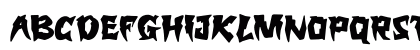 Blackfang Regular Uppercase Preview