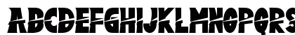 Black Althon Demo Regular Uppercase Preview