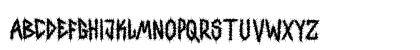 Black Rotting Regular Uppercase Preview