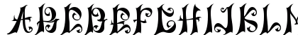 Black Silent Regular Uppercase Preview