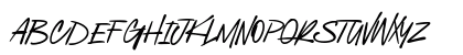 Black Bounars Regular Uppercase Preview