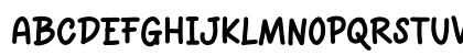 Boldiaer Regular Uppercase Preview