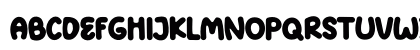 Bulonee Regular Uppercase Preview