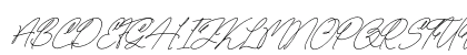 Chettalbury Italic Regular Uppercase Preview