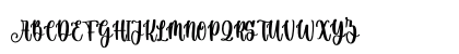 Christmas Ambience Regular Uppercase Preview