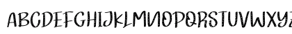 Christmas Chocho Regular Uppercase Preview