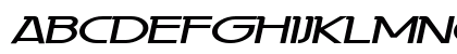 Persia Extended Bold Italic Uppercase Preview