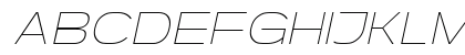 Borndia Light Italic Uppercase Preview