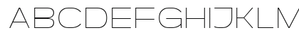 Borndia Light Regular Uppercase Preview