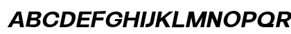Borscha Ita Bold Italic Uppercase Preview
