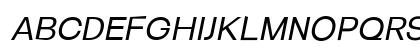 Borscha Ita Italic Uppercase Preview