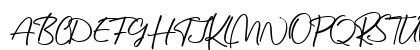 Butterfly Serenade Regular Uppercase Preview