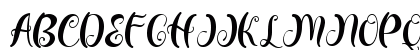 Christmas Holiday Monogram Regular Uppercase Preview