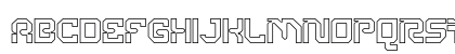 Cyber Crown Four Regular Uppercase Preview